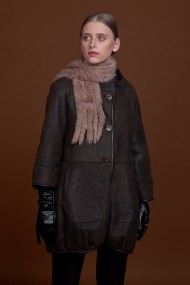 BUFANDA DE PIEL DE CONEJO TEJIDO A MANO VARIOS COLORES Bufanda PC-WPH5481-03