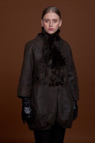 BUFANDA DE PIEL DE CONEJO TEJIDO A MANO VARIOS COLORES PC-WPH5481-09