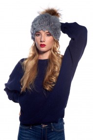 Gorro de Conejo  con pompon PC-WPH5554