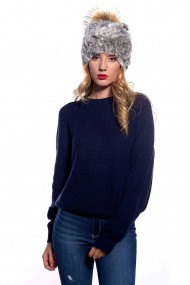 Gorro de Conejo  con pompon PC-WPH5554