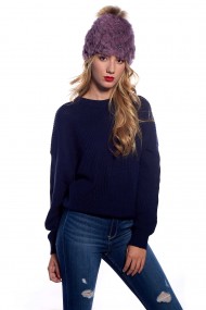 Gorro de Conejo  con pompon PC-WPH5554