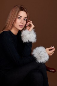 Puños DE PELO TEJIDO  PC-LZH5691-01