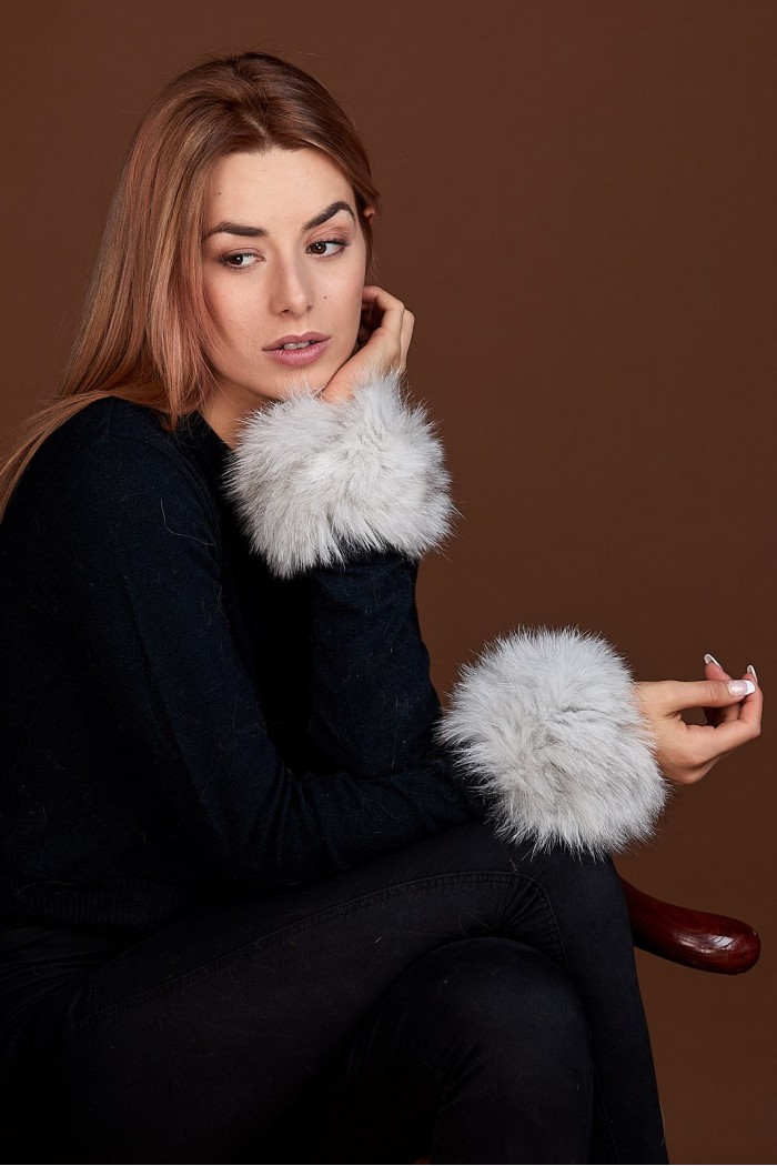 Puños DE PELO TEJIDO  PC-LZH5691-01