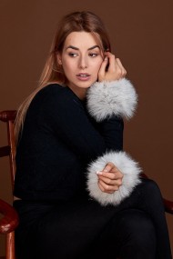 Puños DE PELO TEJIDO  PC-LZH5691-01