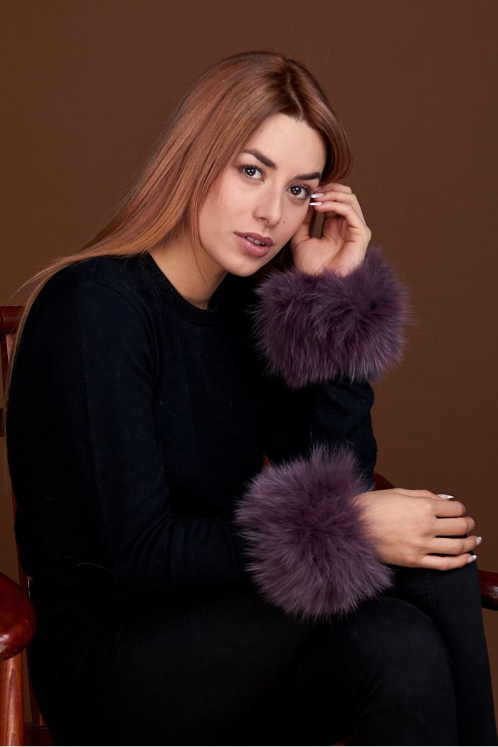 Puños DE PELO TEJIDO  PC-LZH5691-103