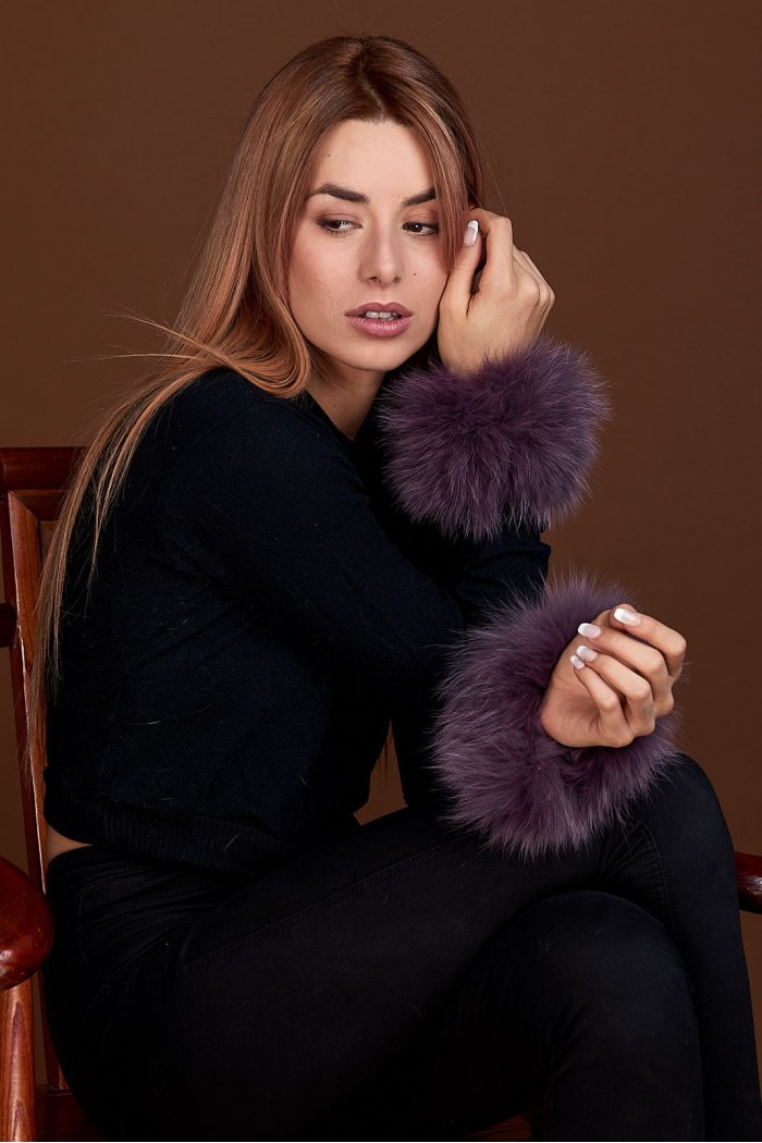 Puños DE PELO TEJIDO  PC-LZH5691-103