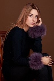 Puños DE PELO TEJIDO  PC-LZH5691-103