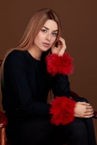 Puños DE PELO TEJIDO PC-LZH5691-104