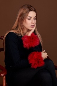 Puños DE PELO TEJIDO PC-LZH5691-104