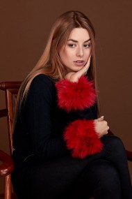 Puños DE PELO TEJIDO PC-LZH5691-104