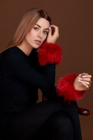 Puños DE PELO TEJIDO PC-LZH5691-104