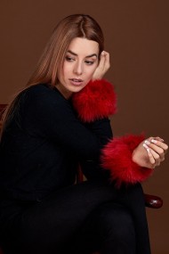 Puños DE PELO TEJIDO PC-LZH5691-104