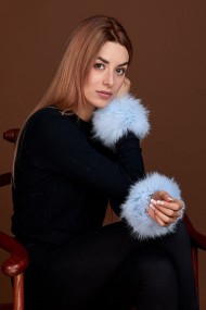 Puños DE PELO TEJIDO  PC-LZH5691-117