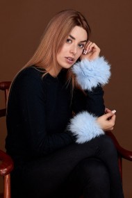 Puños DE PELO TEJIDO  PC-LZH5691-117