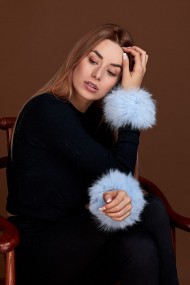 Puños DE PELO TEJIDO  PC-LZH5691-117