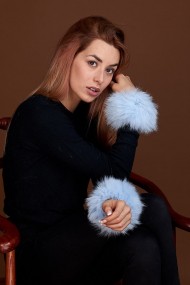 Puños DE PELO TEJIDO  PC-LZH5691-117