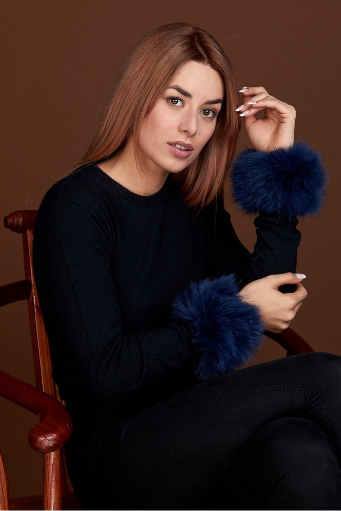 Puños DE PELO TEJIDO  PC-LZH5691-127