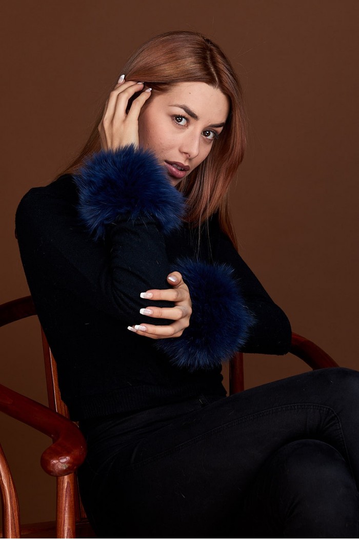 Puños DE PELO TEJIDO  PC-LZH5691-127