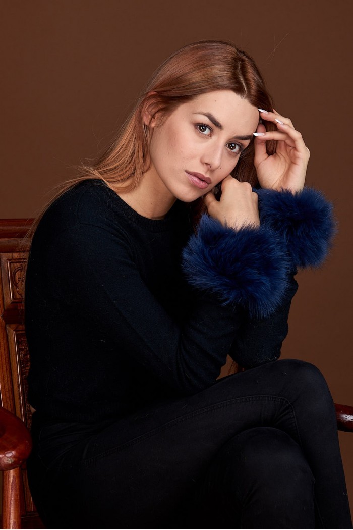 Puños DE PELO TEJIDO  PC-LZH5691-127