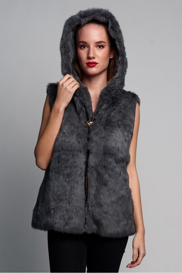 peleteria-online-peleterias-en-madrid-venta-por-mayor-Chaleco de Conejo