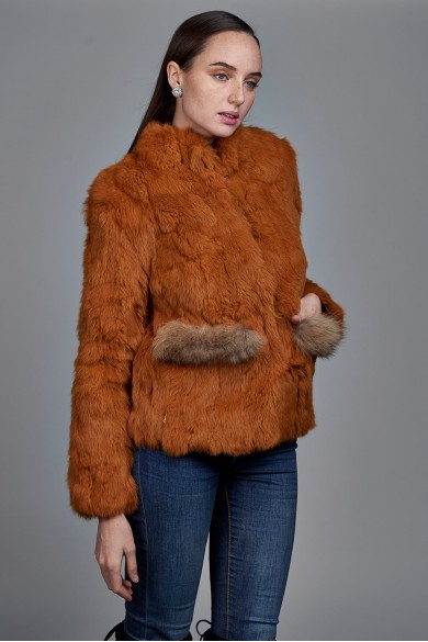Chaqueta de Conejo y Marmota PC-LLL5742-84
