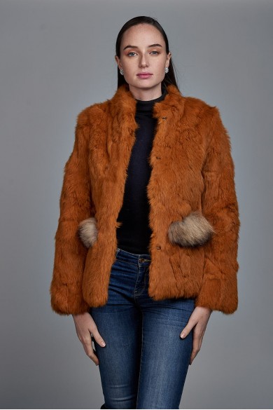 Chaqueta de Conejo y Marmota PC-LLL5742-84
