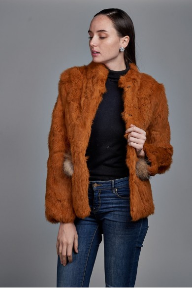Chaqueta de Conejo y Marmota PC-LLL5742-84