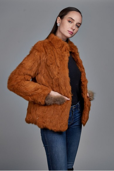 Chaqueta de Conejo y Marmota PC-LLL5742-84