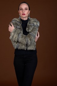 Chaqueta de conejo rex PC-ZHU1514-L