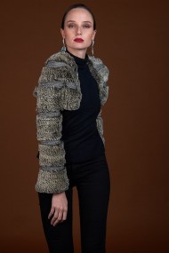 Chaqueta de conejo rex PC-ZHU1514-L