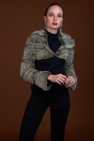 Chaqueta de conejo rex PC-ZHU1514-L