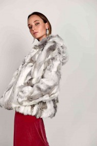 CHAQUETA PELO DE CONEJO  PC-LLL5754-16