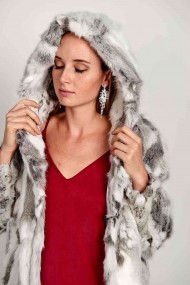 CHAQUETA PELO DE CONEJO  PC-LLL5754-16
