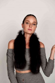 BUFANDA DE PELO TEJIDO PC-LZY5824-1382-10010