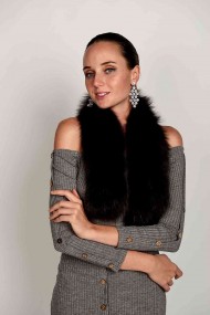 BUFANDA DE PELO TEJIDO PC-LZY5824-1382-10010