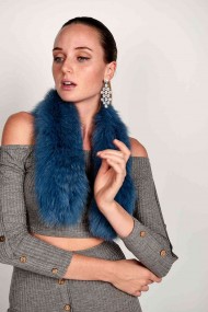 BUFANDA DE PELO TEJIDO PC-LZY5824-1392-10010