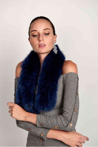 BUFANDA DE PELO TEJIDO PC-LZY5824-141-10010