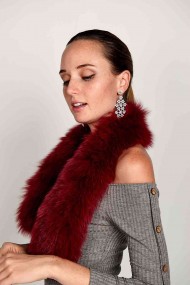 BUFANDA DE PELO TEJIDO PC-LZY5824-145-10010