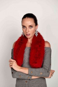 BUFANDA DE PELO TEJIDO PC-LZY5824-147-10010