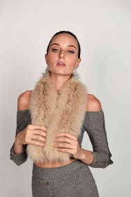 BUFANDA DE PELO TEJIDO PC-LZY5824-150-10010