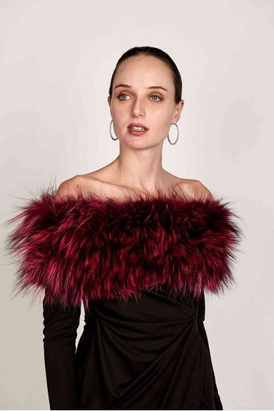 ESTOLA / CUELLO DE PELO TEJIDO PC-LZH5760-45X25