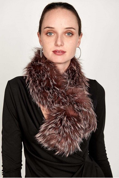 BUFANDA DE PELO TEJIDO PC-LZY5824-157-10010