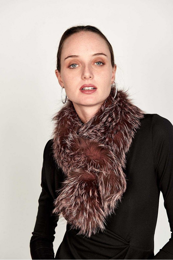 BUFANDA DE PELO TEJIDO PC-LZY5824-157-10010