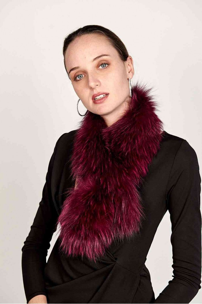 BUFANDA DE PELO TEJIDO PC-LZY5824-159-10010