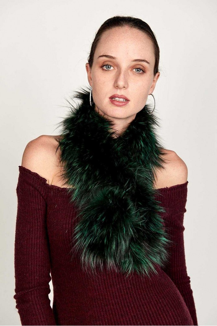 BUFANDA DE PELO TEJIDO PC-LZY5824-152-10010