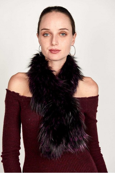 BUFANDA DE PELO TEJIDO PC-LZY5824-20-10010