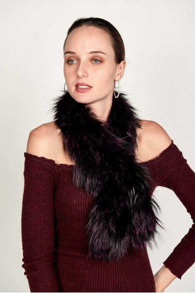 BUFANDA DE PELO TEJIDO PC-LZY5824-20-10010