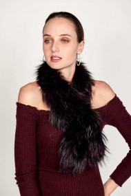 BUFANDA DE PELO TEJIDO PC-LZY5824-20-10010