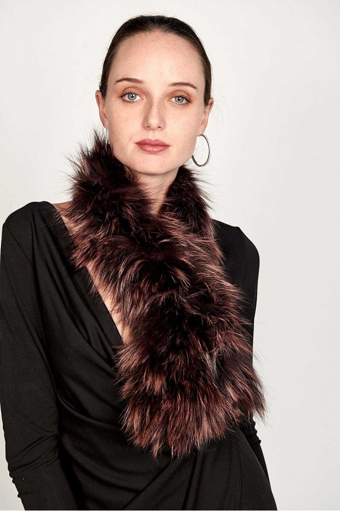 BUFANDA DE PELO TEJIDO PC-LZY5824-22-10010