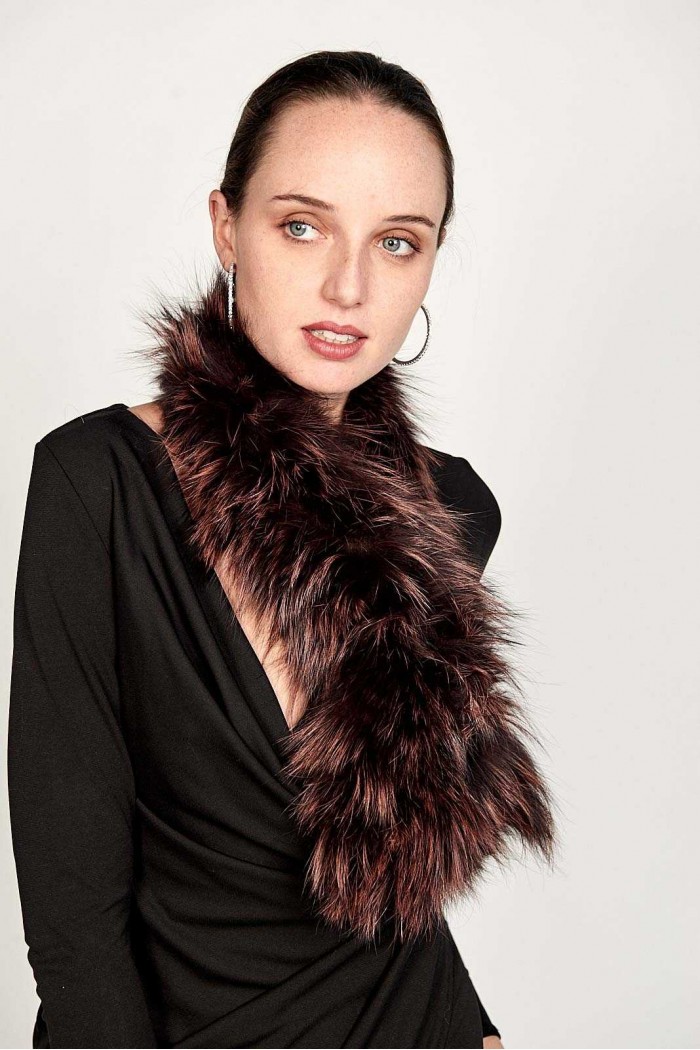 BUFANDA DE PELO TEJIDO PC-LZY5824-22-10010